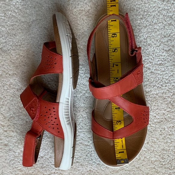 New Cobb Hill Rubey Thong Sling Sandal Red Rouge Size US 9/EUR 40 - Picture 5 of 7